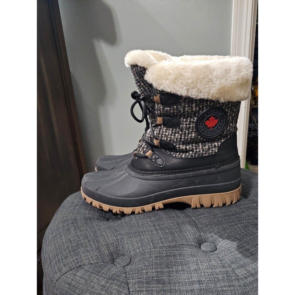 Storm by Cougar Cabin Soft Textured Textile Winter Boots